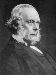 Joseph Lister, chirurgien anglais et pionnier de la chirurgie antiseptique, vers 1890