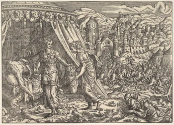 Judith et Holopherne, de la Biblia, Francfort, 1564