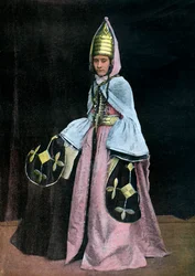 Femme kabardine, vers 1890
