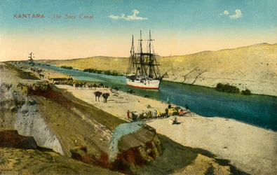 Kantara - Le canal de Suez, vers 1918-1939