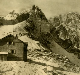 Karlsbaderhütte, Dolomites de Lienz, Autriche, c1935