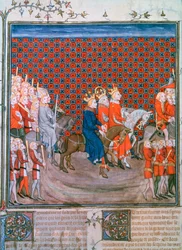 Le roi Charles IV entrant à Paris, 1375-1379