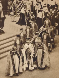 Le roi George VI quitte l