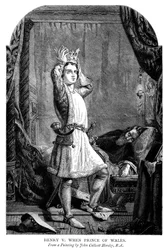 Le Roi Henri V 1387-1422 lorsqu