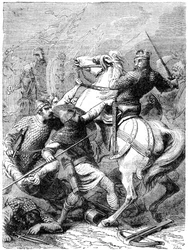 Le roi Étienne fait prisonnier, 1141