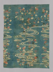 Robe Kosode, Japon, période Edo 1615-1868, 1701-25