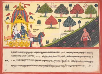 Krishna et Balarama près d
