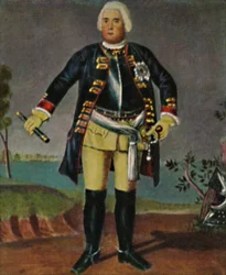 Roi Frédéric-Guillaume Ier de Prusse 1688-1740. - Gravure d