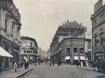 Kuznetsky Most Pont des Forgerons, Moscou, Russie, 1912