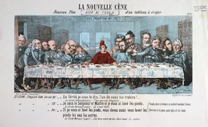 La Nouvelle Cène, Commune de Paris, 1871