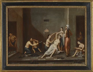 Dames au Hammam, 1741