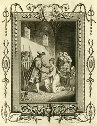 Lady Elizabeth Grey demandant à Édouard IV de restituer ses terres, 1461, 1783