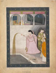 Dame Tenant une Étincelle, vers 1800
