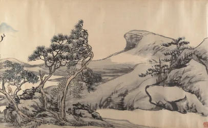 Paysage, début du 20ème siècle