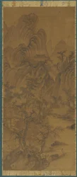 Paysage avec bâtiments de ferme et personnages, 1368-1644