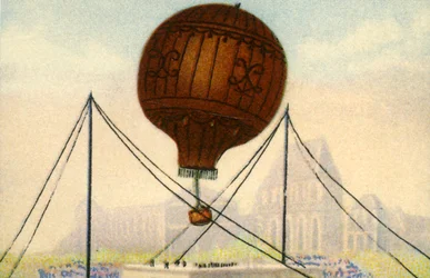 Lancement du ballon des frères Montgolfier, juin 1783, 1932