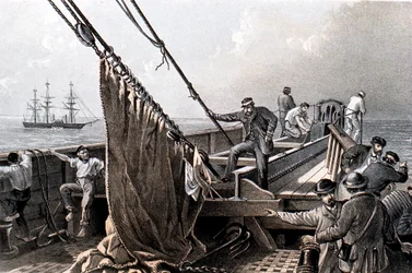 Pose du câble télégraphique transatlantique, 1865-1866