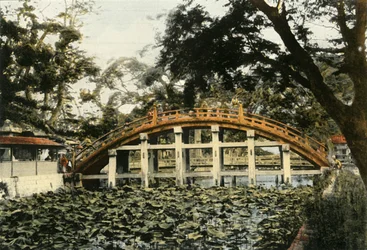 Le Pont Sumiyoshi à Osaka, 1900