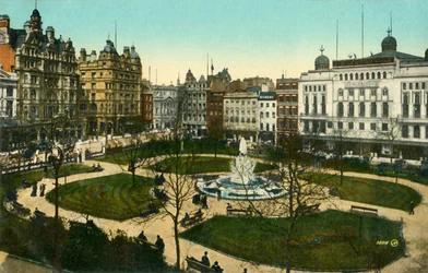 Leicester Square, Londres, vers 1910