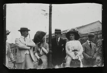 Leon Bakst, artiste et designer russe et impresario de ballet Serge Diaghilev, vers 1910