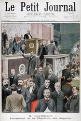 Léon Bourgeois, président de la Chambre des députés, 1902