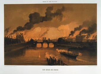 Les Quais de Paris, 24 mai 1871