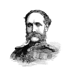 Lieutenant-général Willis, commandant la première division, vers 1882