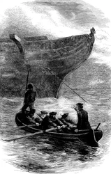 Lieutenant Caldwell lâchant la chaîne, Guerre civile américaine, 1861-1865 c1880