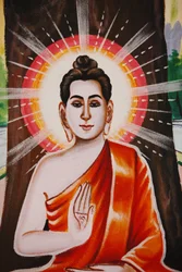 Vie du Bouddha Enseignant les quatre nobles vérités
