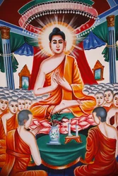 Vie du Bouddha Instruisant l
