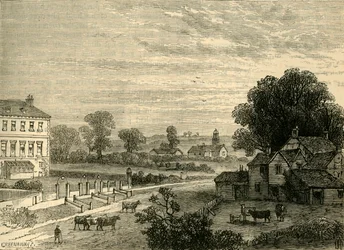 Lisson Green au XVIIIe siècle, vers 1876