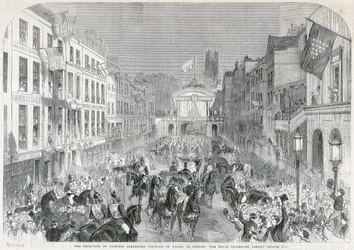 Accueil de Londres à la princesse Alexandra, 1863