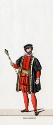 Lord Chancelier, costume pour la pièce de Shakespeare, Henry VIII, XIXe siècle