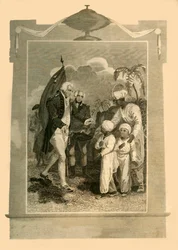 Lord Cornwallis recevant les fils de Tippoo Saib, vers 1780, 1816