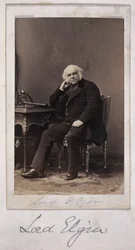 Lord Elgin, diplomate britannique, vers 1860