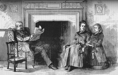 Lord et Lady Wolseley et leur fille, vers 1882-85