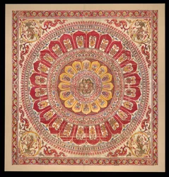 Canopée de pétales de lotus, 1500s-début 1600s