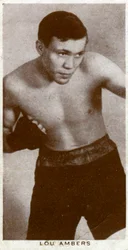 Lou Ambers, boxeur américain, 1938