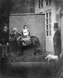Louis Napoléon, Prince Impérial, sur un poney, vers 1860-1863