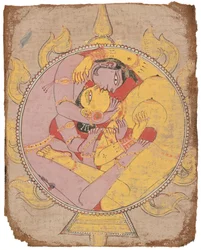 Amants en badinage, 18e siècle