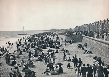 Lowestoft - Sur le sable, 1895