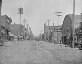 Rue principale, Butte City, Montana