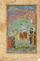 Majnun sur un chameau, 19ème siècle