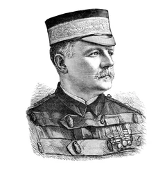 Major-Général Sir Herbert Macpherson, Commandant du contingent indien, vers 1882