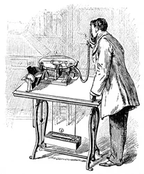 Enregistrement sur le gramophone d