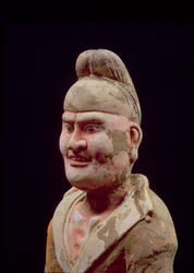 Homme voyageant le long de la Route de la Soie (détail)