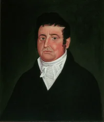 Homme en noir, 1820-40.