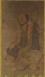 Manjusri et son lion, dynastie Ming, 1368-1644