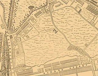 Carte de Belgravia, 1814, vers 1876