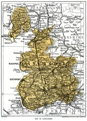 Carte du Lancashire, 1924-1926